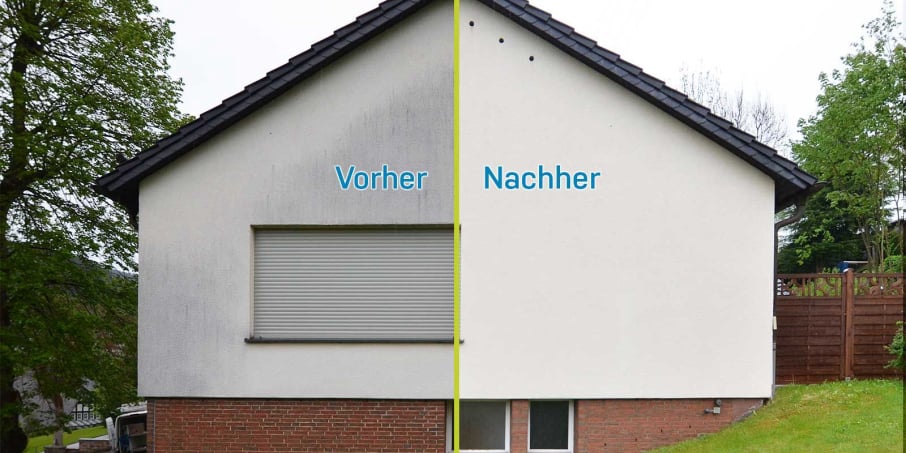Fassadenreinigung vorher