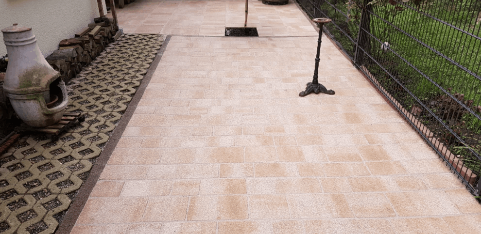 Pflastersteinreinigung nachher 2