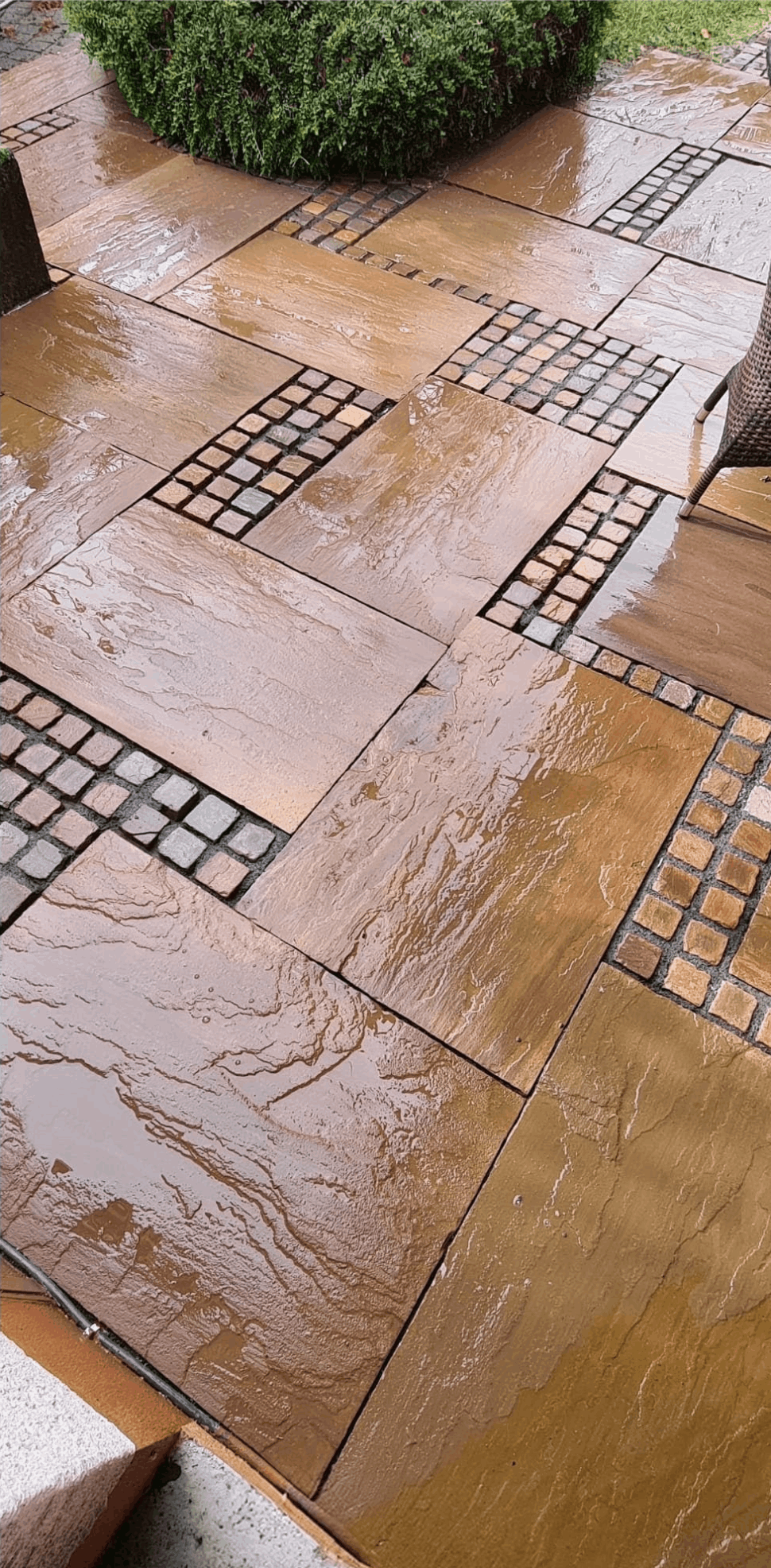 Pflastersteinreinigung nachher 2