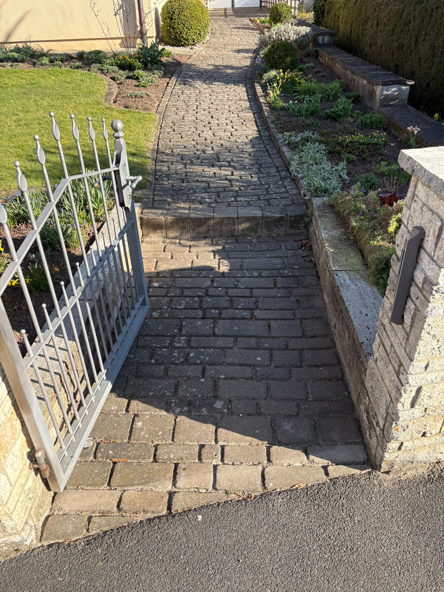 Pflastersteinreinigung nachher 2